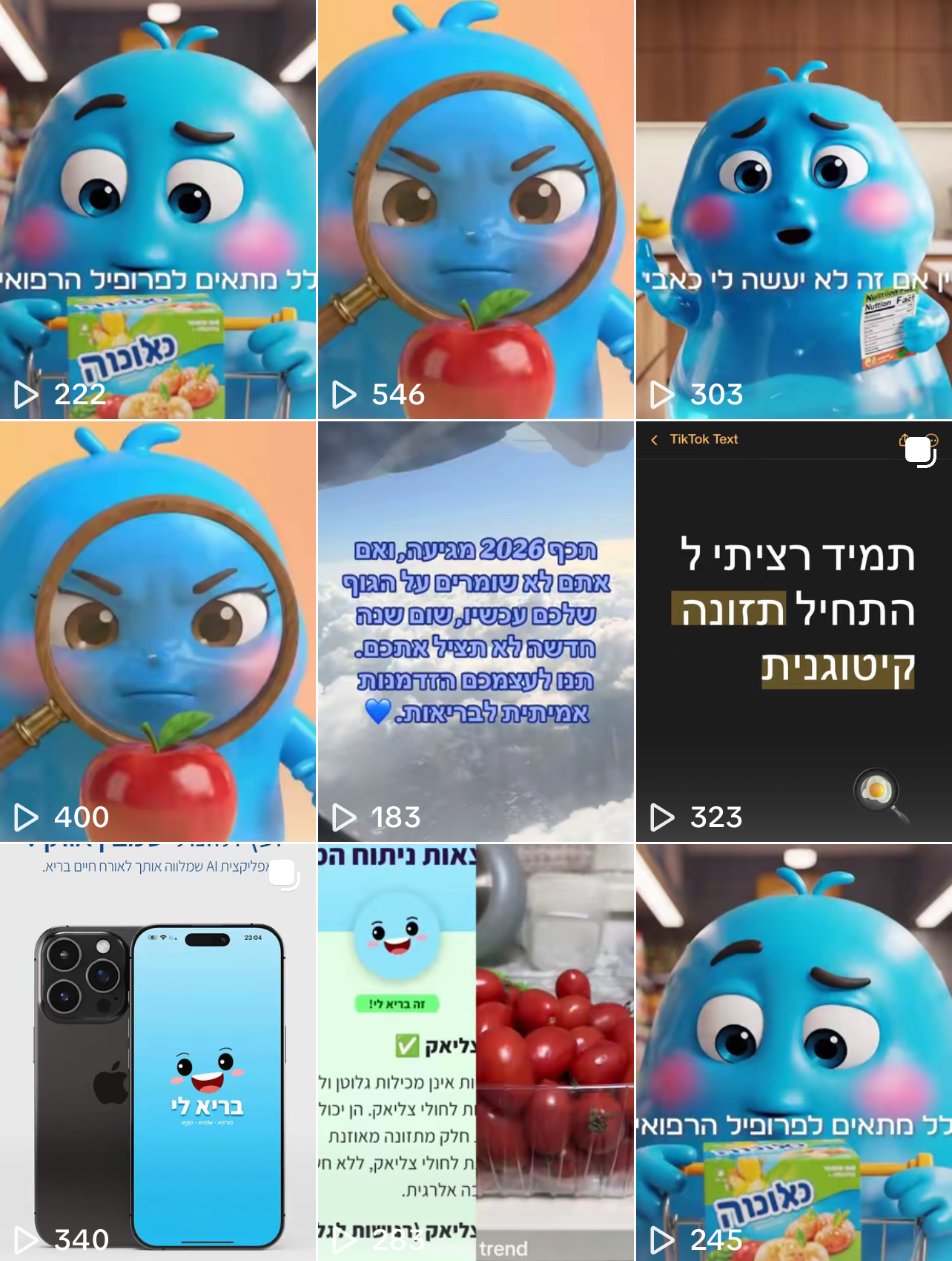לפני - תוצאת לקוח